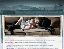 Tablet Screenshot of maverickdanes.com